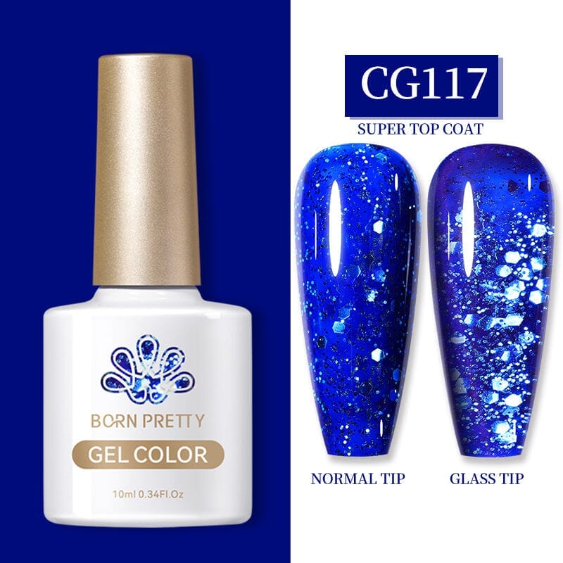 Glitter Color Gel Polish 10ml Gel Nail Polish BORN PRETTY CG117