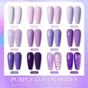 Purple Series Gel Polish 10ml Gel Nail Polish BORN PRETTY
