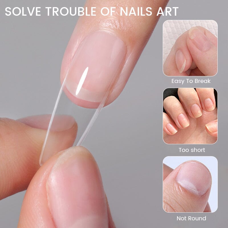 550pcs Medium Square Soft Gel Tips Nail Tips BP PRO