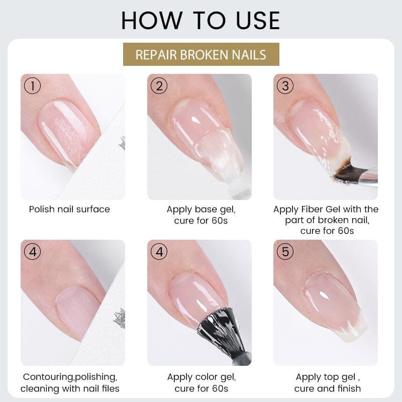 Fiber Glass Extension Nail Gel 30ml Gel Nail Polish BORN PRETTY