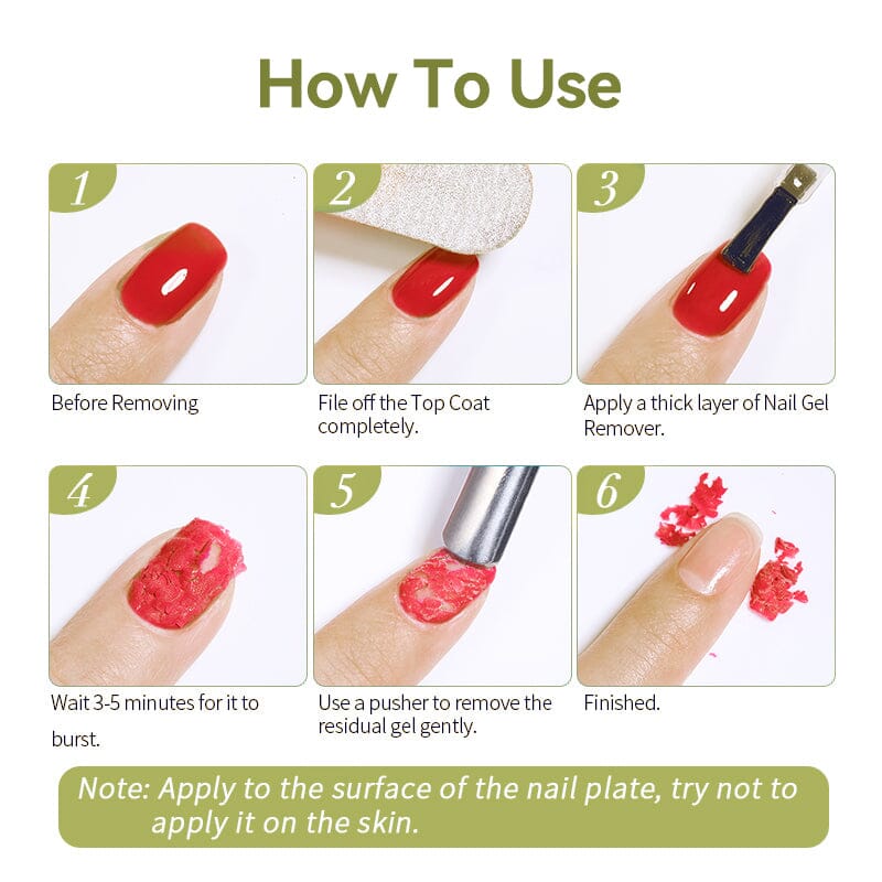 Nail Gel Remover 50ml Base & Top Coat UR SUGAR