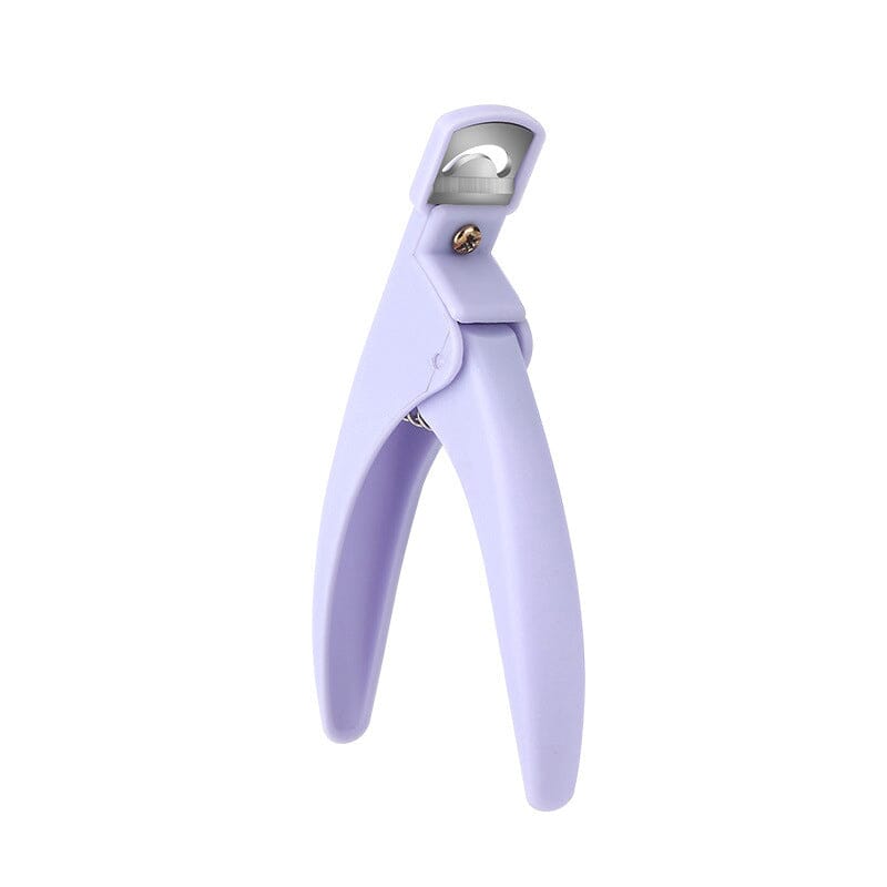 Purple U-shaped Nail Clipper #01 Tools & Accessories No Brand