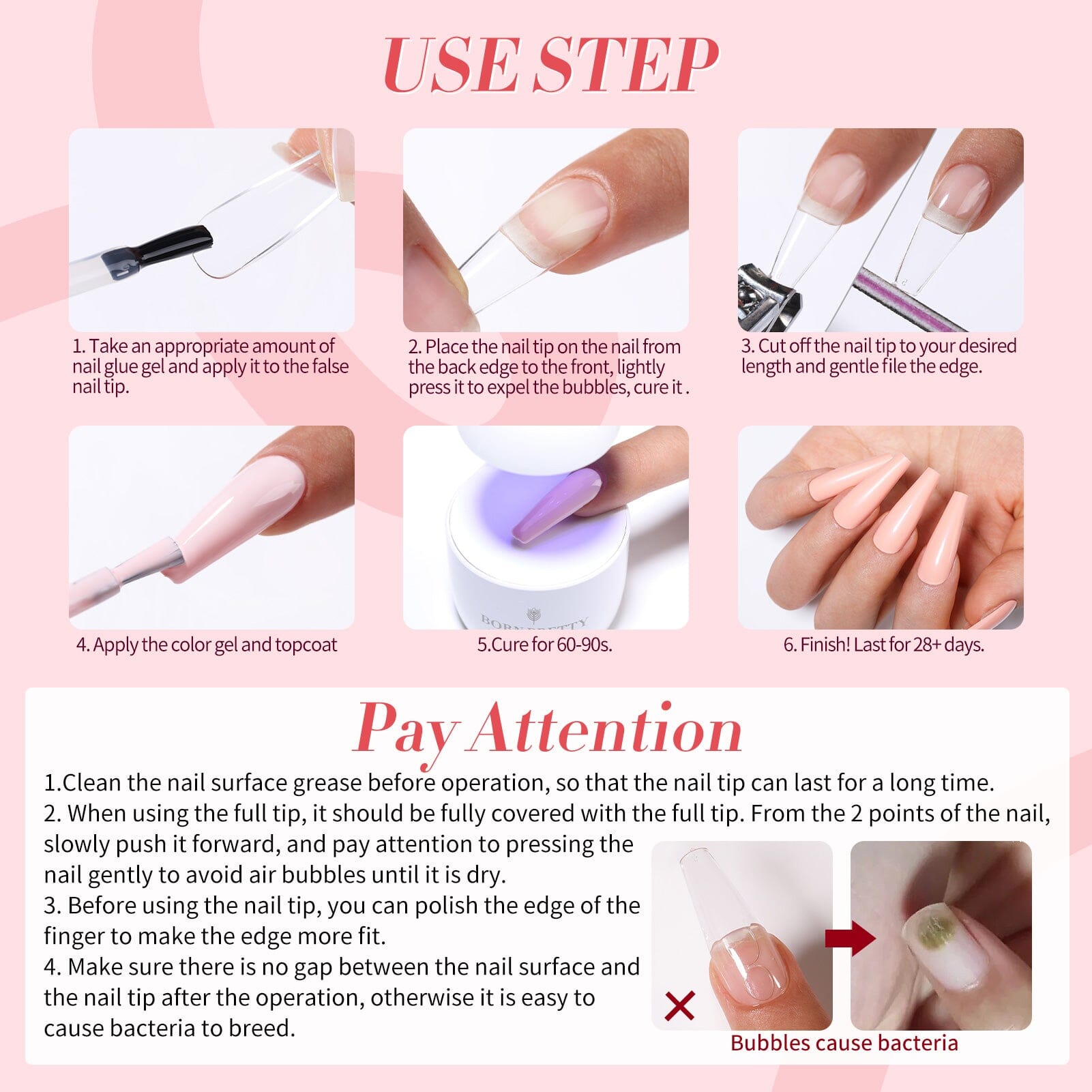 12 Colors All in One Starter Kit 48W US Type Plug Jelly Gel Polish 6ml Sets & Kits BORN PRETTY