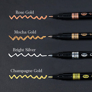 Metallic Nail Polish Painting Pen Tools & Accessories No Brand