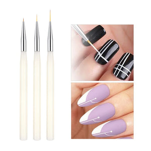 Liner Nail Brush 5/7/9/11/13/15mm Tools & Accessories No Brand