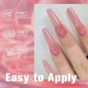 Jelly Nude Gel JN10 10ml Gel Nail Polish BORN PRETTY