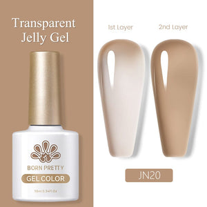 Jelly Nude Gel JN20 10ml Gel Nail Polish BORN PRETTY
