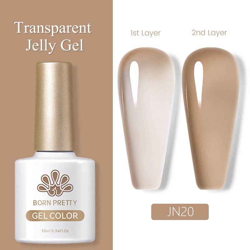 Jelly Nude Gel JN20 10ml Gel Nail Polish BORN PRETTY