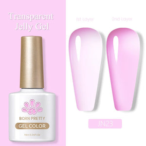 Jelly Nude Gel JN23 10ml Gel Nail Polish BORN PRETTY