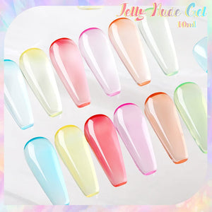 Pastel Jelly Nude Gel 10ml Gel Nail Polish BORN PRETTY