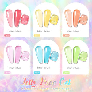 Pastel Jelly Nude Gel 10ml Gel Nail Polish BORN PRETTY
