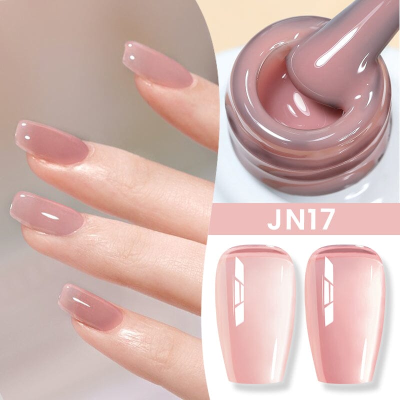 Jelly Nude Gel Polish 10ml (JN01-JN50) Gel Nail Polish BORN PRETTY JN17