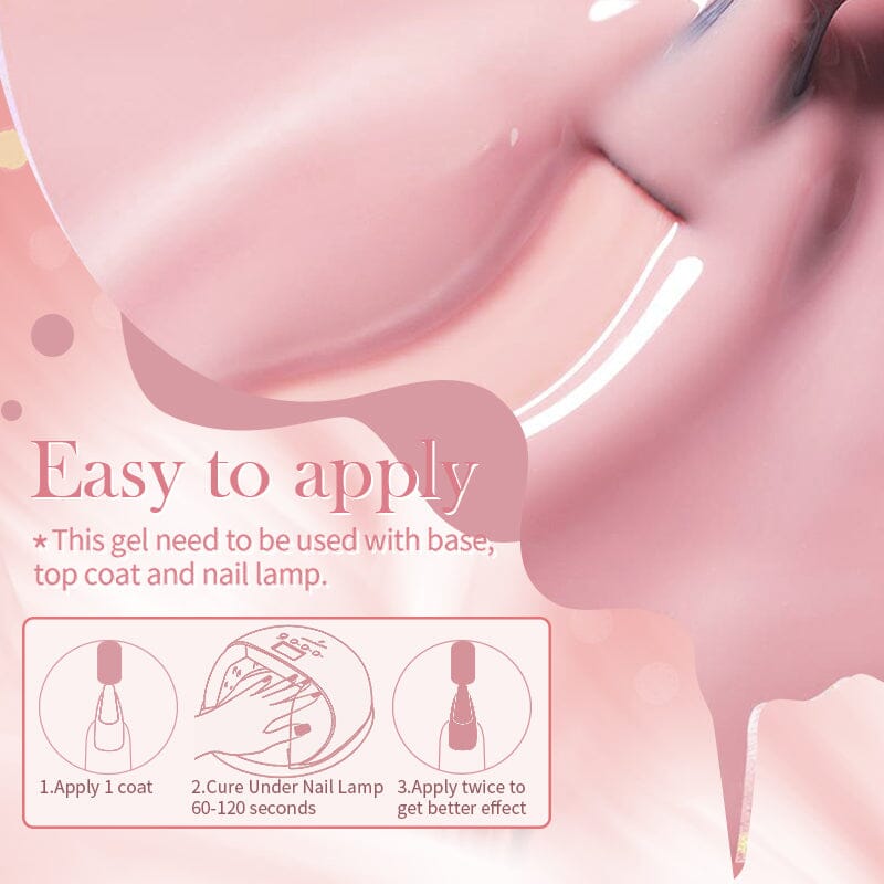 Nude Colors Jelly Gel Polish 10ml Gel Nail Polish BORN PRETTY