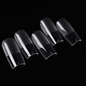 120pcs Square Semi-frosted False Nail Tips Nail Tips No Brand