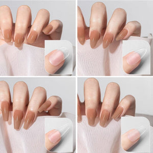 120pcs Square Semi-frosted False Nail Tips Nail Tips No Brand