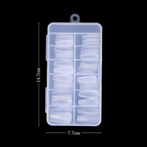 120pcs Almond Semi-frosted False Nail Tips Nail Tips No Brand