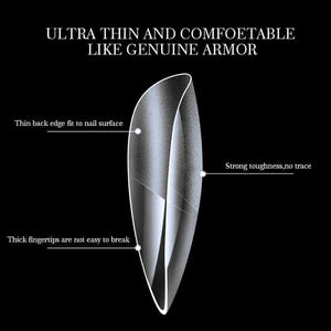 120pcs Square Semi-frosted False Nail Tips Nail Tips No Brand