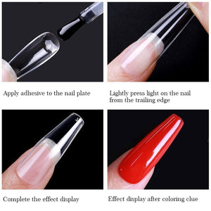 120pcs Water Drop Matte False Nail Tips Nail Tips No Brand