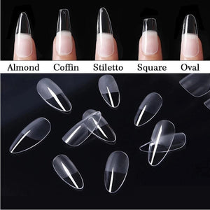 120pcs Almond Matte False Nail Tips Nail Tips No Brand