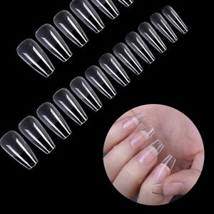 120pcs Water Drop Matte False Nail Tips Nail Tips No Brand