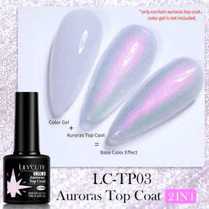 Auroras Top Coat LC-TP03 7ml Base & Top Coat LILYCUTE