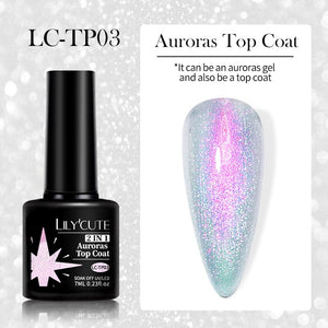 Auroras Top Coat LC-TP03 7ml Base & Top Coat LILYCUTE
