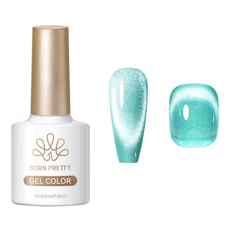Crystal Cat Magnetic Gel Sea Blue Series 10ml Gel Nail Polish BORN PRETTY MY313