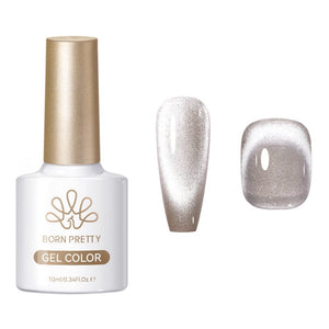 Crystal Cat Magnetic Gel MY322 Sea Blue 10ml Gel Nail Polish BORN PRETTY