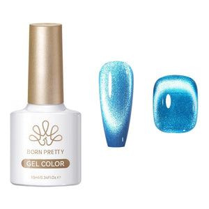 Blue Collection Cat Magnetic Gel Polish 10ml Gel Nail Polish BORN PRETTY SB18
