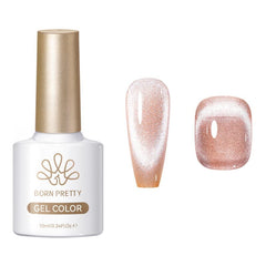 Crystal Cat Magnetic Gel MY314 Sea Blue 10ml Gel Nail Polish BORN PRETTY