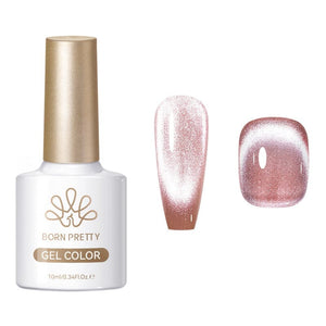 Crystal Cat Magnetic Gel MY318 Sea Blue 10ml Gel Nail Polish BORN PRETTY