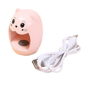 Pink Cat USB Mini Nail Lamp Tools & Accessories No Brand