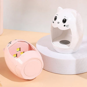 Pink Cat USB Mini Nail Lamp Tools & Accessories No Brand