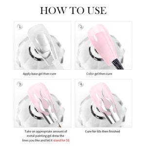 Metal Painting Gel 5ml Gel Nail Polish BORN PRETTY