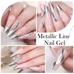 Metallic Line Nail Gel 5ml Gel Nail Polish LILYCUTE