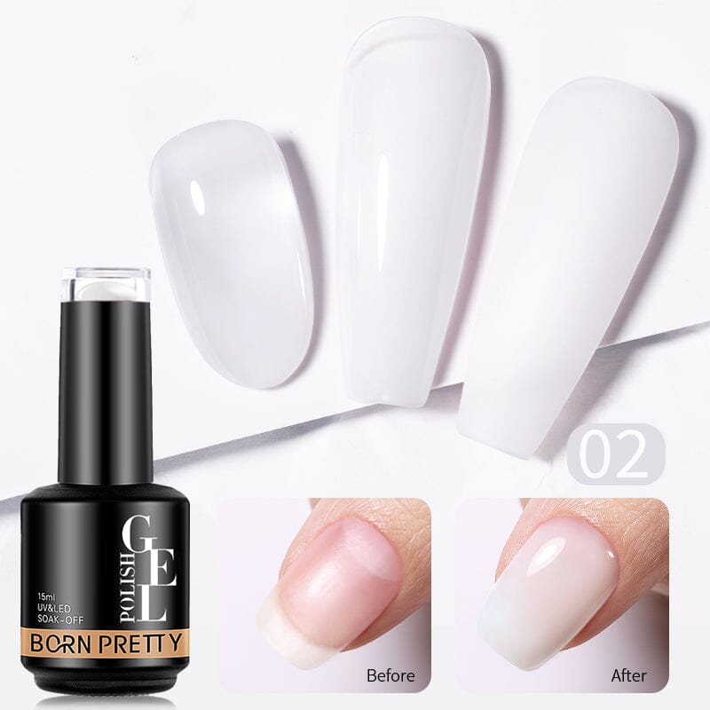 BORN PRETTY Rubber Base Gel 15ml Gel Nail Polish BORN PRETTY RB02