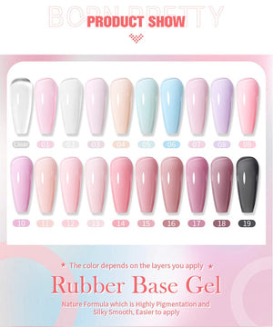 Rubber Base Gel 15ml Gel Nail Polish BORN PRETTY