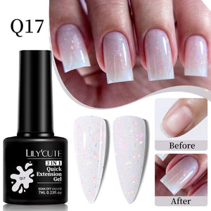 3 In 1 Quick Extension Nail Gel 7ml Extension Nail Gel LILYCUTE LC-Q17