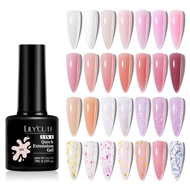 3 In 1 Quick Extension Nail Gel 7ml Extension Nail Gel LILYCUTE