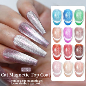 Cat Magnetic Top Coat 7ml Base & Top Coat LILYCUTE