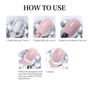 Cat Magnetic Top Coat 7ml Base & Top Coat LILYCUTE