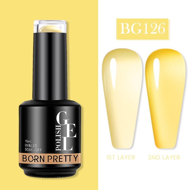 Jelly Nude Gel 15ml Gel Nail Polish BORN PRETTY BG126