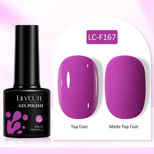 Color Gel Polish 7ml Gel Nail Polish LILYCUTE LC-F167