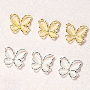 Butterfly Opal Alloy Nail Decoration 02 Nail Art BORN PRETTY