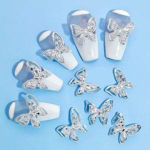 Butterfly Opal Alloy Nail Decoration 04 Nail Art BORN PRETTY