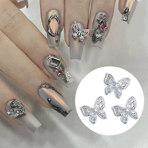 Butterfly Opal Alloy Nail Decoration 04 Nail Art BORN PRETTY