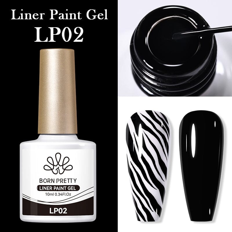 Liner Paint Gel 10ml Gel Nail Polish BORN PRETTY LP02