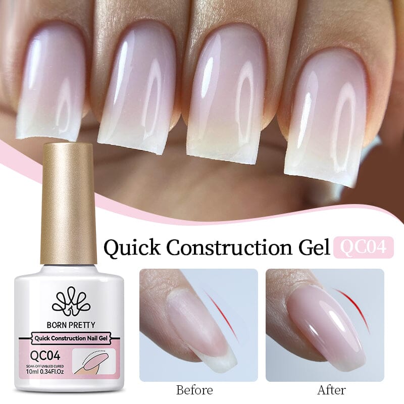 Pink Quick Construction Gel QC04 10ml Gel Nail Polish BORN PRETTY