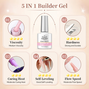 5-in-1 Builder Gel Schnelles Aufbaugel 10ml