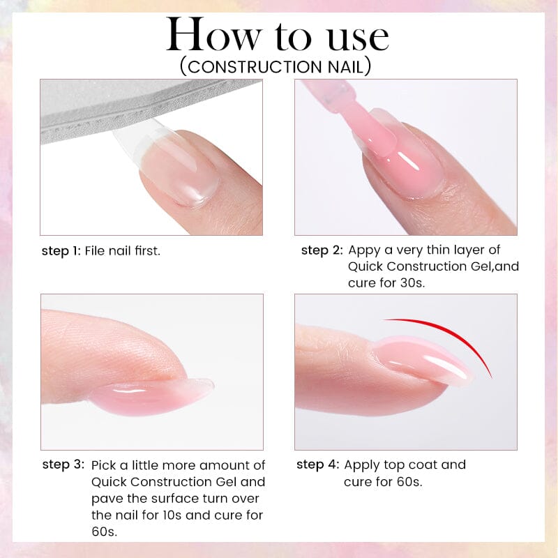 Quick Construction Gel QC07 10ml Gel Nail Polish BORN PRETTY